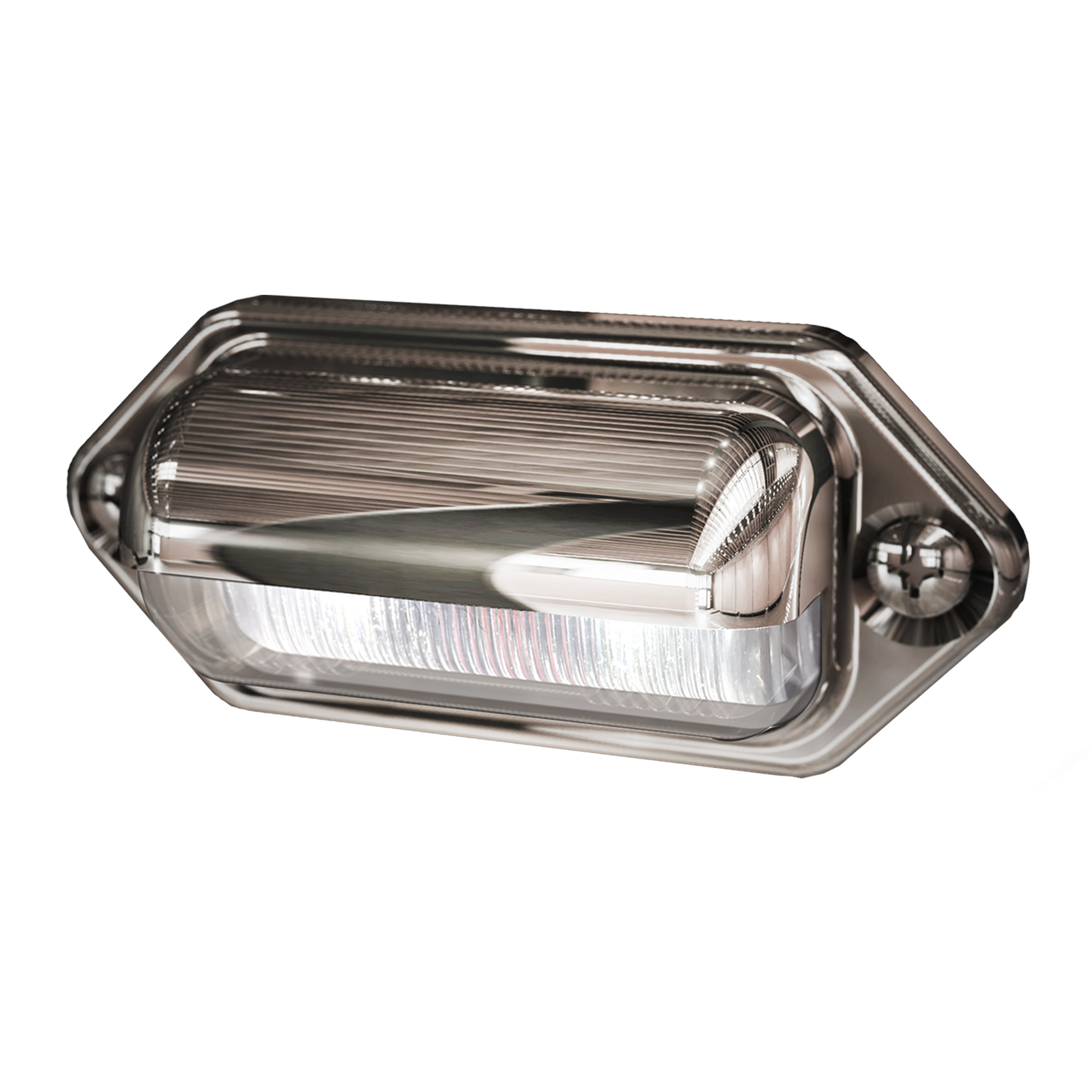 ECCO, LED Exterior Light: 2 LED, DOT License Plate light, Light Type LED, Lens Color Clear, Included (qty.) 1 Model# EW0206